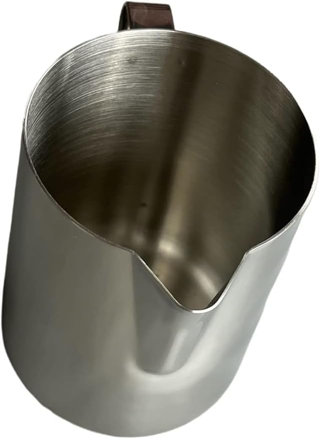 Rattleware 32 oz Stainless Steel Pitcher - Perfect Latte Art Creation, Drip-Resistant Spout, Ergonomic Handle - Ideal for Home, Cafe, Restaurant