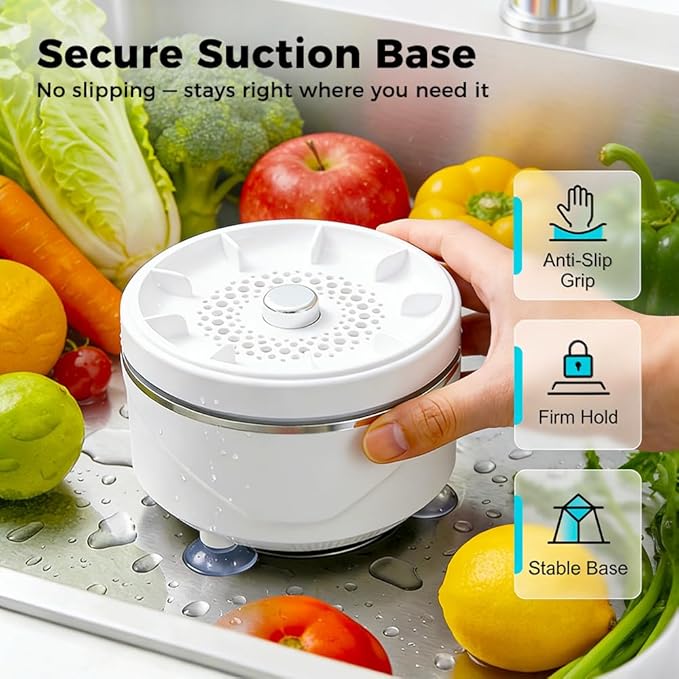 Auiepet Fruit and Vegetable Washing Machine, 2026 New Fruit Cleaner Device with Titanium Electrolysis Purification, Waterproof Fruit and Vegetable Purifier Clean Produce for Home Kitchen (1)