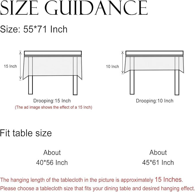 ISAENNE Designer Grayish Green Linen Small Tablecloth Rectangular,Floral Stain Resistant Table Cloth,Fall Vintage Decor Tablecloths for Dining Thanksgiving Kitchen Party,55"*71"-Andrew A