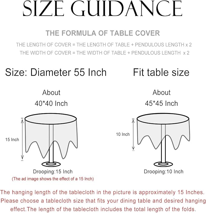 patdrea Designer Vintage Linen Small Round Tablecloth,Vintage Red Animals Pattern Floral Tablecloths,Decoration Table Cover for Kitchen Dining Christmas,Party,Thanksgiving,Diameter 55"-Townlife E