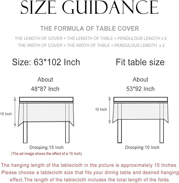 patdrea Designer Vintage Cyan Long Tablecloth for Rectangle Table,Linen Ancient Castle and Manor Pattern Tablecloths,Table Cover Decor for Kitchen Dining Christmas,Thanksgiving,63"x102"-Lucerne a