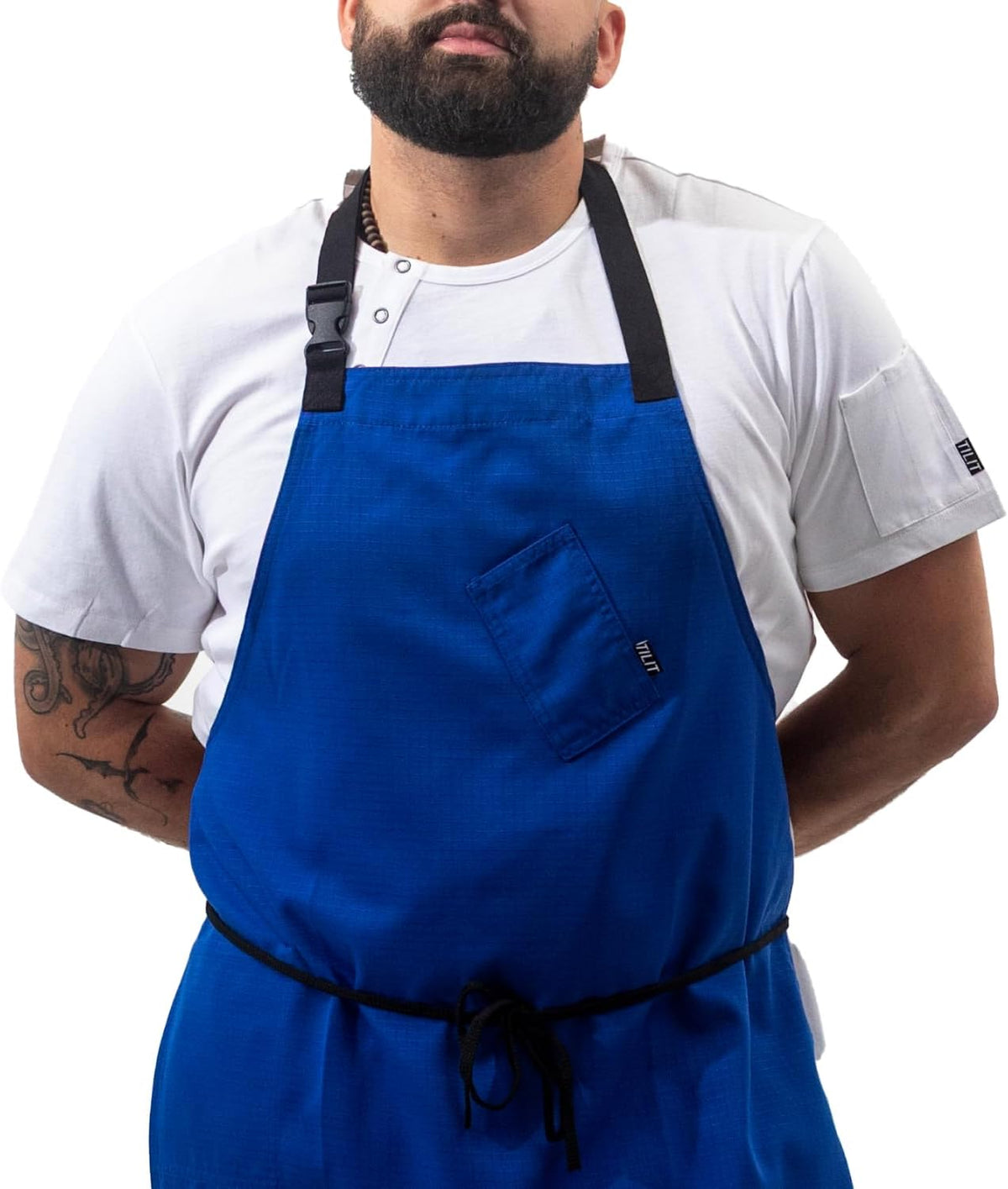 TILIT Supply Apron, One Size Fits All | Premium Chef Apron with Pockets, Unisex Apron for Men and Women | Quality Design