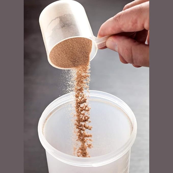 Plastic Measuring Scoop, (35 cc | 2.5 tablespoon | 1.25 fl oz. | 35 mL) Long Handle Spoons for Powders, Granules, Coffee, Pet Food, Baking Supplies, Protein and Other Dry Goods, BPA Free (Set of 10)