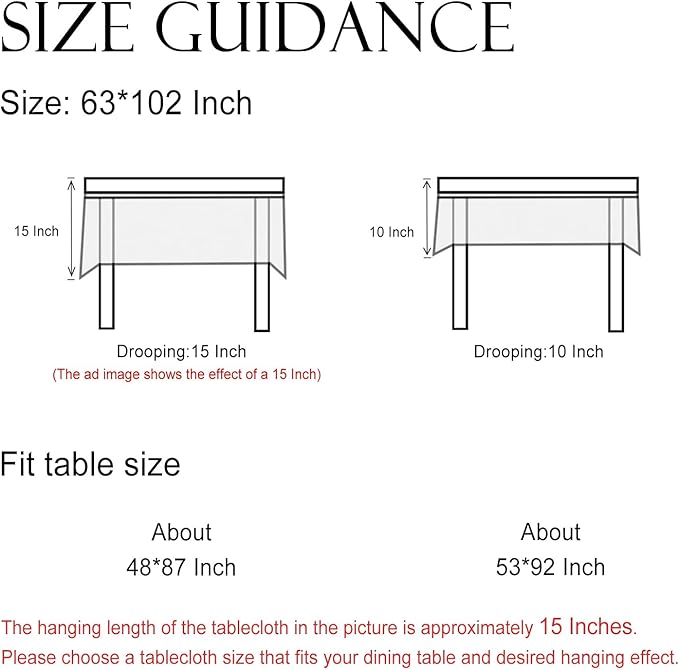 ISAENNE Designer Floral Long Rectangle Tablecloth,French Linen Light Beige Indoor Table Cloth,Fall Wrinkle Resistant Decor Tablecloths for Dining Thanksgiving Kitchen Party,63"*102"-Flora A