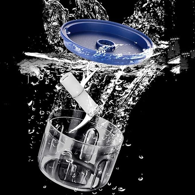 Electric Garlic Chopper, Mini Portable Veggie Chopper, 2026 New Small Garlic Chopper Mincer, USB Rechargeable, Wireless Veggie Grinder, For Mashing Onion, Garlic, Chili, Ginger (White, 3 blades)