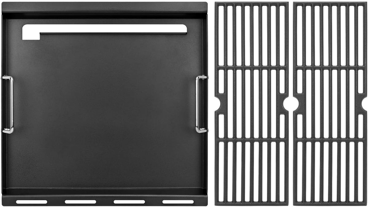 Griddle Inserts for Charbroil Performance 5 Burner Grill, Flat Top Griddle for Charbroil Grill 463275517 463243518 463243519 463275717 463372017 463348017, Replace for G470-0002-W1 G470-0003-W1