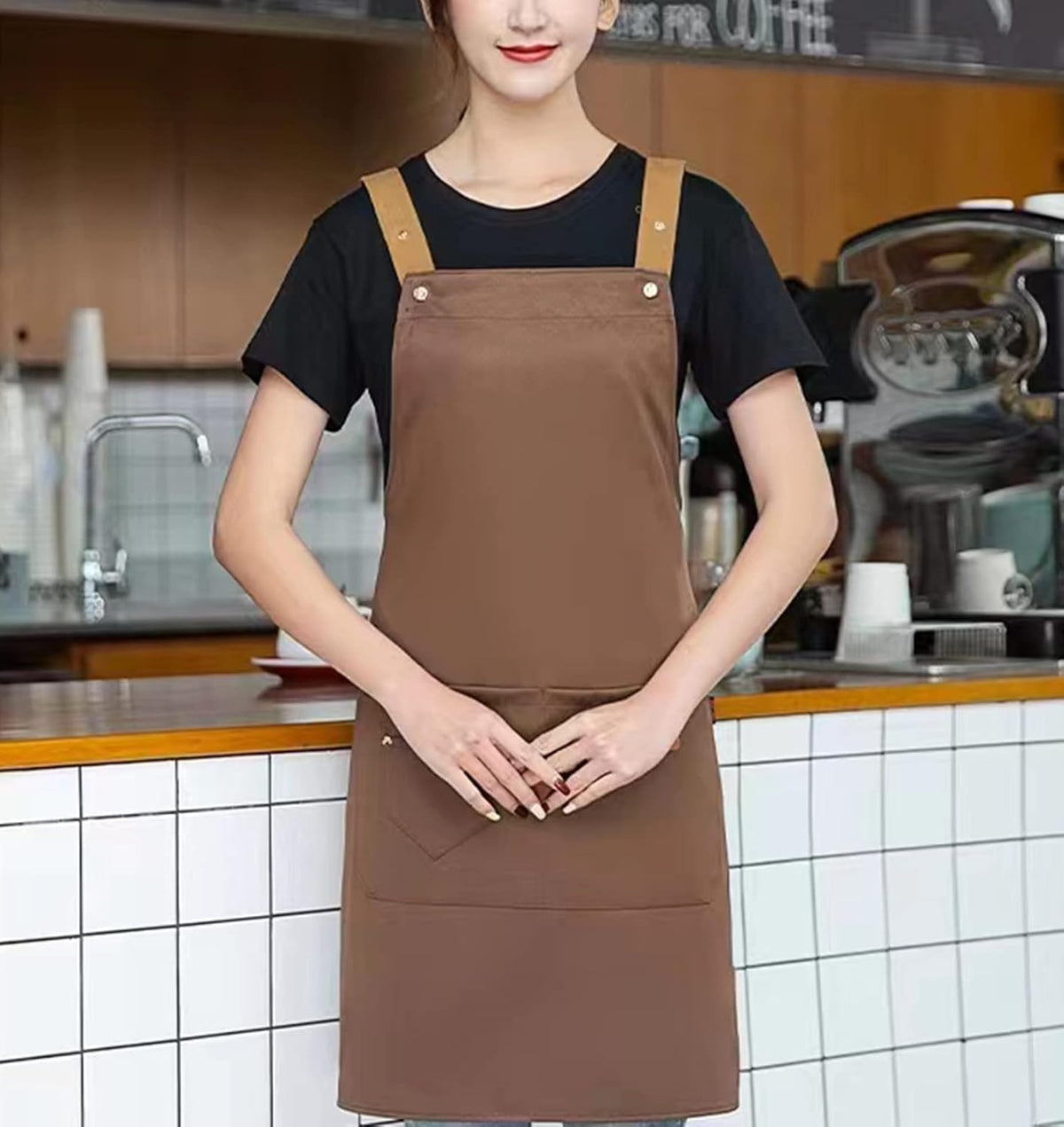 Personalized Custom Aprons Custom Adjustable Kitchen Cooking Aprons Hair Stylist Cafe Work Aprons For Men And Women