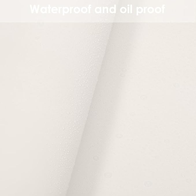 Leather Dresser Cover,1.8mm Thick,14x96 Inch,Dresser Protector Top,Dresser Top Protector,Dresser Cover Top,Dresser Top Cover,Dresser Cover Top for Bedroom.(White+White,14x96)