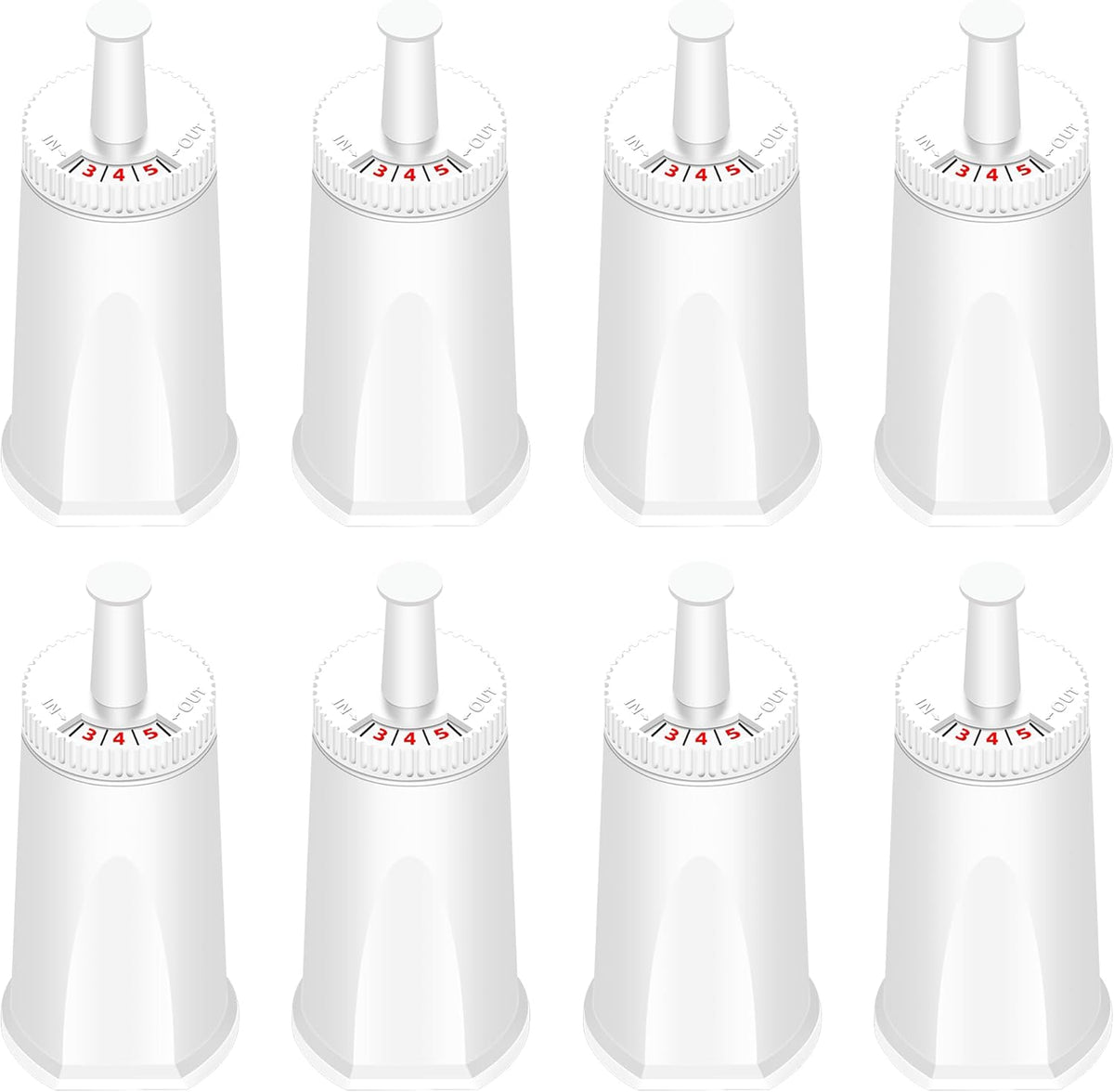 Replacement Water Filter for Breville Espresso Machine, Fit for Breville Barista Touch BES880, Barista Pro BES878, Oracle BES980, Dual Boiler BES920 Bambino ClaroSwiss Sage,8 pack by APPLIANCEMATES