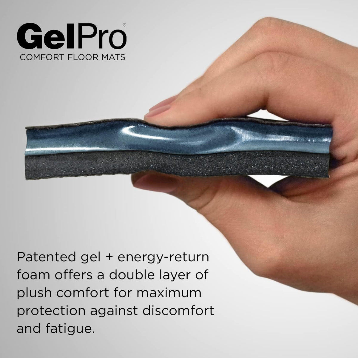 GelPro Elite Premier Gel & Foam Anti-Fatigue Kitchen Floor Comfort Mat, 20" x 48", Basketweave Khaki