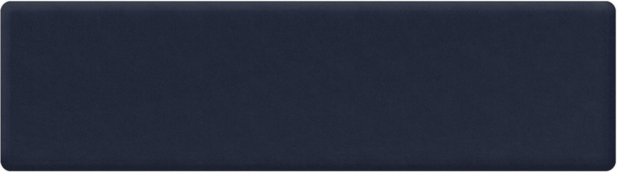 GelPro Anti Fatigue Nonslip Mat: Hard Floor Utility Mats for Garage, Patio and Kitchen - 20" x 72" x .5" - Leather Grain Navy