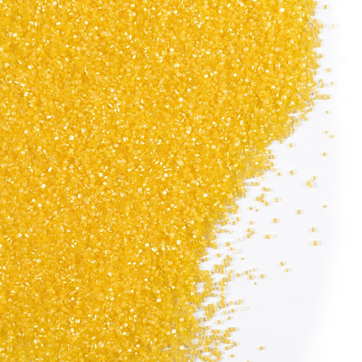 Yellow Sanding Sugar Edible Sugar Sprinkles for Cake Decorating Sparkling Edible Crystal Candy for Easter Wedding Party Baking Cupcake Cookie Ice Cream Decoration Supplies - 5.3 oz
