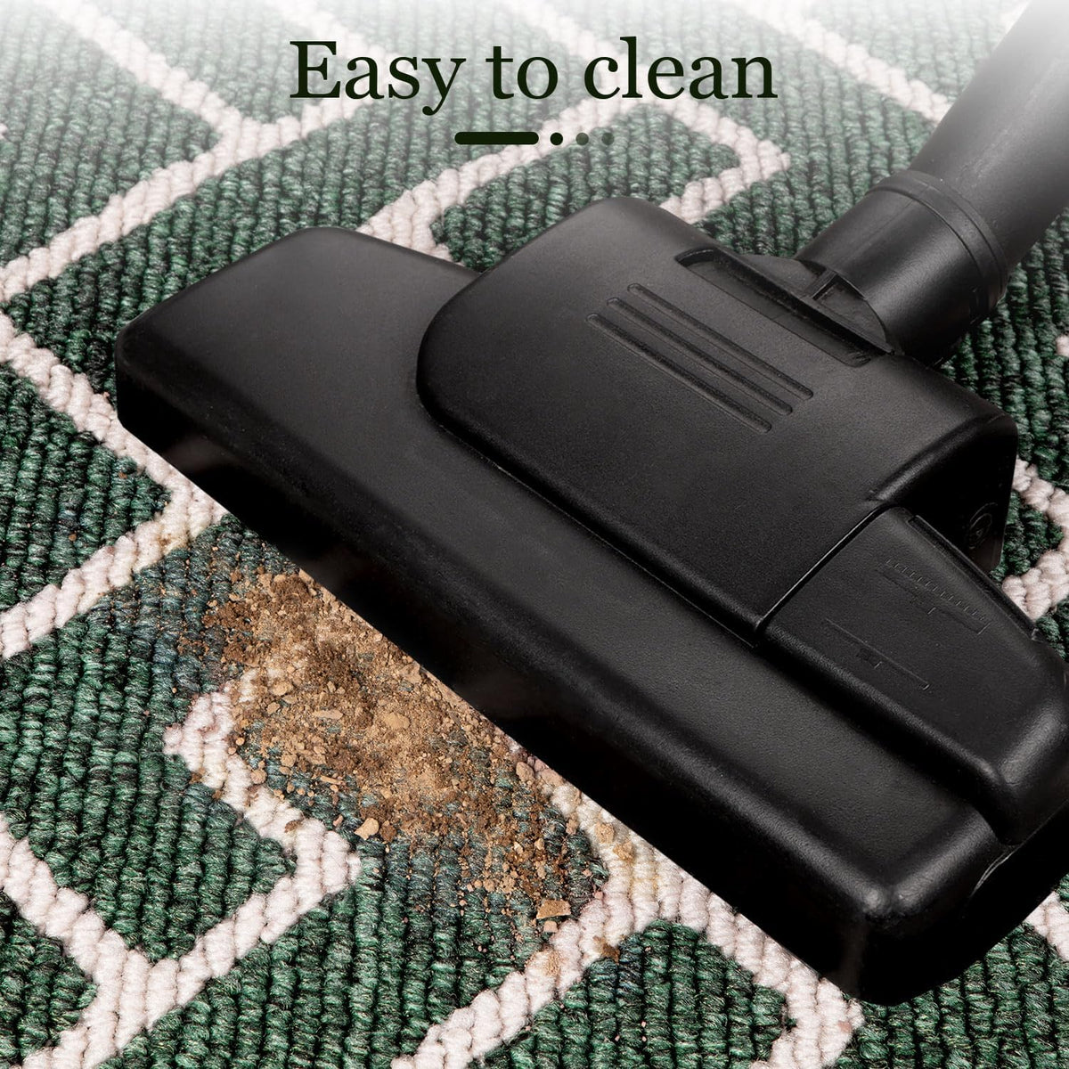 hicorfe Kitchen Rugs and Mats Sets,Super Absorbent Polypropylene Non-Slip Rug,Soft Comfort Floor Mat,Washable for Kitchen,Hallway,Office,Sink,Laundry(20" x 31.5",Dark Green)