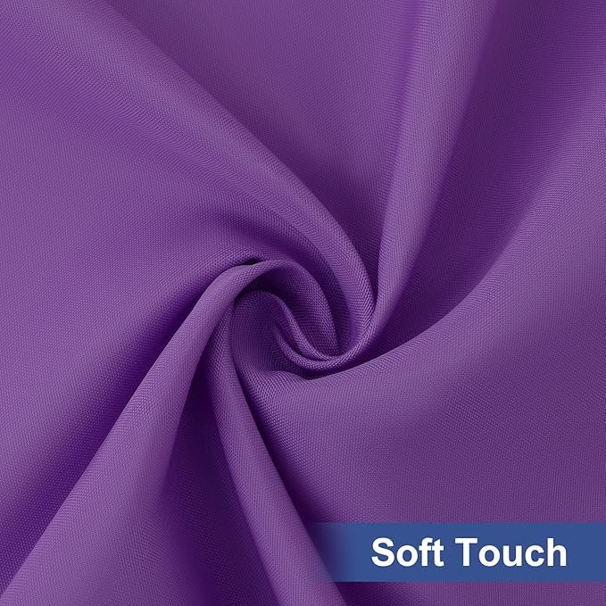 homing Rectangle Table Cloth Cover, Waterproof Polyester Elastic Fitted Tablecloth, Fits for 5 Foot Folding Tables, Washable Table Protector for Picnic, Camping, Outdoor (Purple, 30" x 60")