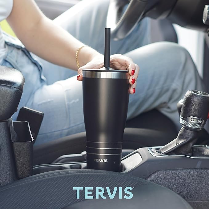 Tervis Traveler Star Wars - Darth Vader Wordle Triple Walled Insulated Tumbler Travel Cup Keeps Drinks Cold & Hot, 30oz with Straw Lid, Stainless Steel