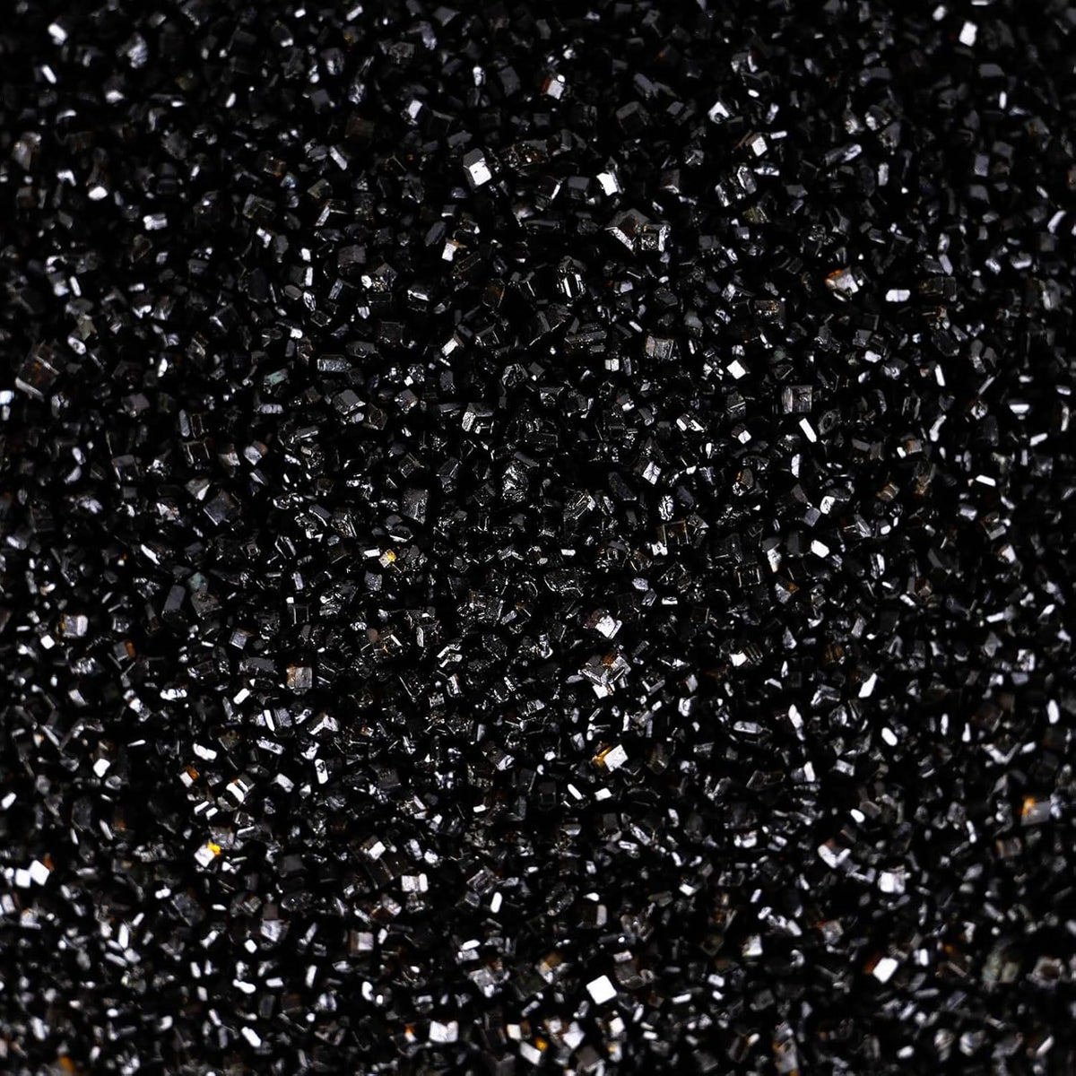 Kasvan Sanding Sugar Sprinkles - Edible Sugar Crystals, Baking Cake Decorations, Ice Cream Toppings cupcake Decorating, Wedding Party Chirstmas Supplies, 85g/3.2oz (Black)