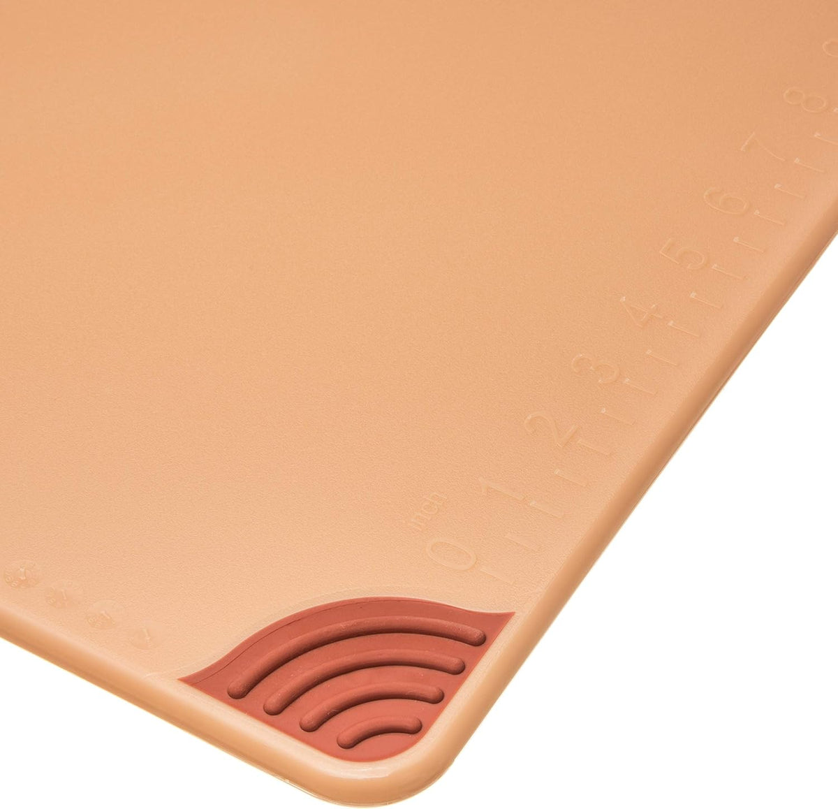 San Jamar Saf-T-Grip Plastic Cutting Board With Safety Hook, 18" x 24" x 0.5", Assorted Colors, (Set of 6)