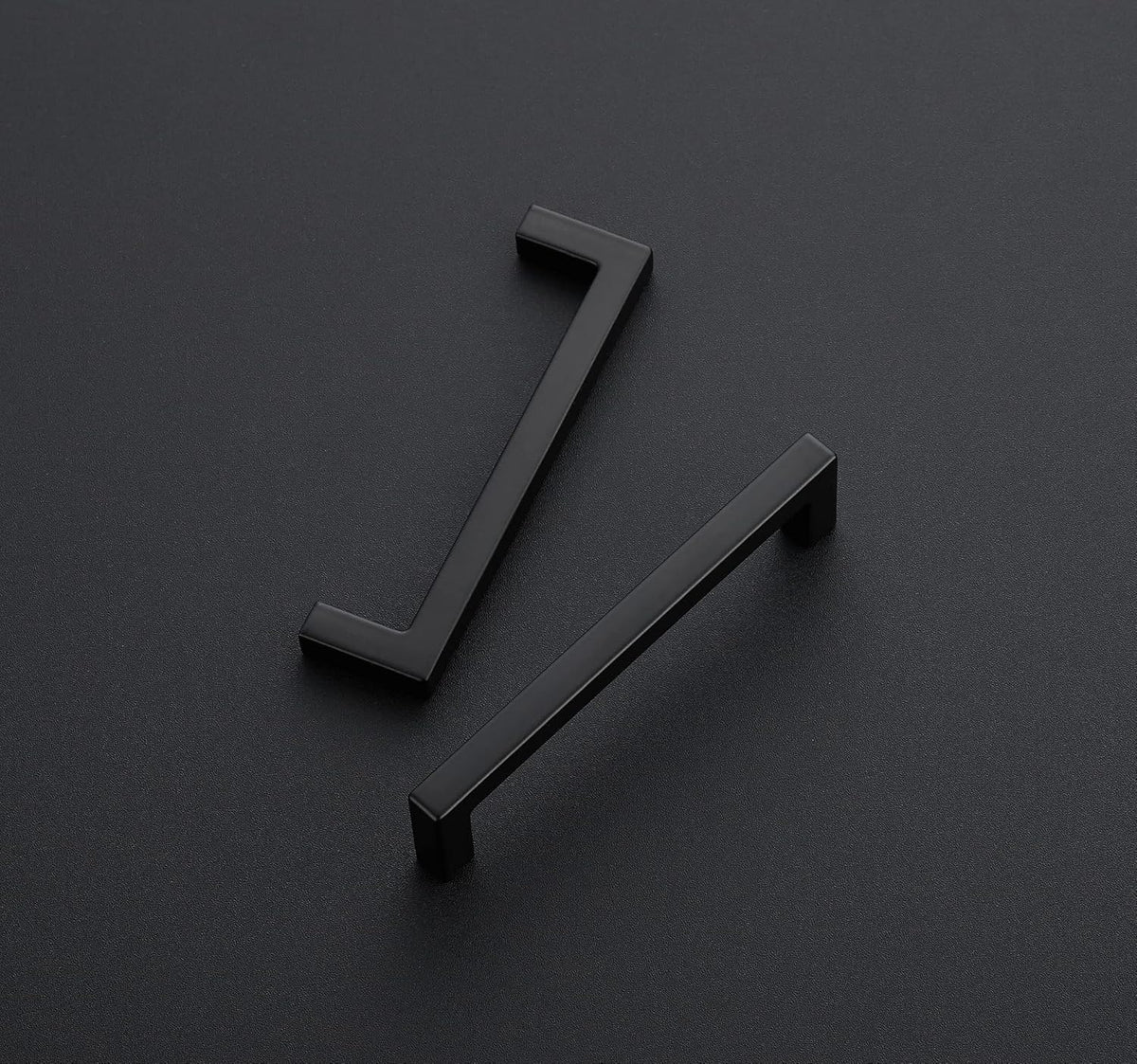 Ravinte 30 Pack Solid 4 Inch Center to Center Slim Square Bar Drawer Handles Kitchen Cabinet Handles Black Drawer Pulls Kitchen Cabinet Hardware Handles Matte Black Cabinet Pulls