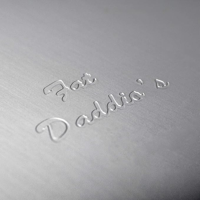 Fat Daddio's Anodized Aluminum Round Cake Pans, 2 Piece Set, 6 x 3 Inch